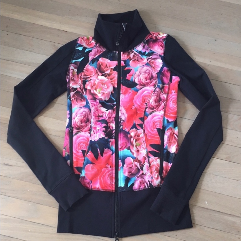 Lululemon floral jacket size 4